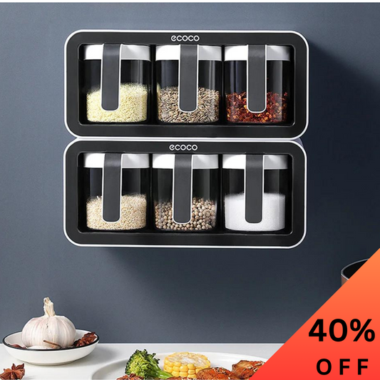 Wall Spice Rack with Spoons